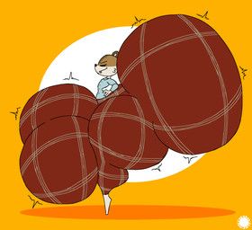 akira-senpai_(paper_rabbit_rope), paper_rabbit_rope, thatdawgmurray, anthro, big_bulge