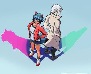 michiru_kagemori, shirou_ogami, brand_new_animal, studio_trigger, rioruk_arts