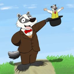 piothecloudrat, 5_toes, accessory, anthro, badger