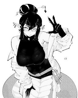 miregeist, accessory, belt, bent_over, big_breasts