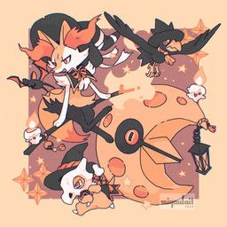 halloween, nintendo, pokemon, miyaulait, ambiguous_anthro