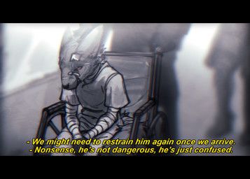 casualties:_unknown, grimshawarts, ambiguous_gender, anthro, bandage