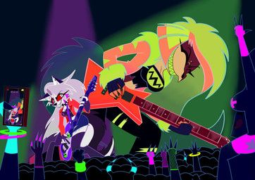loona_(helluva_boss), zeezi_(hazbin_hotel), hazbin_hotel, hellaverse, helluva_boss