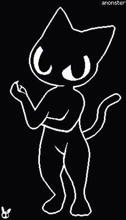 anonster, anthro, biped, black_background, black_body