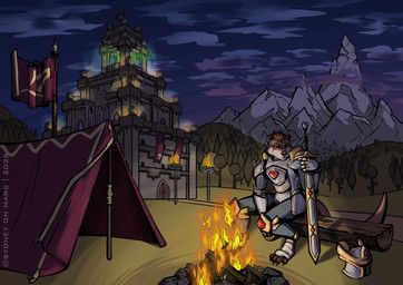 terraria, sydney_onmars, angry, anthro, campfire