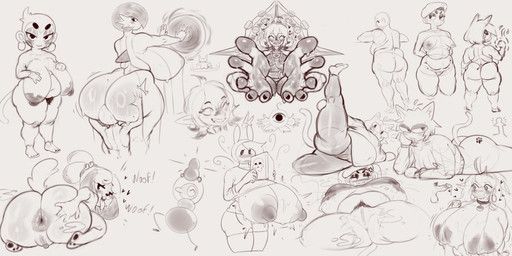 fionna_the_human, isabelle_(animal_crossing), john_rod, neco-arc, sniper_monkey_(bloons)
