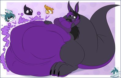 sed_(els3d), els3d, after_vore, anthro, avian