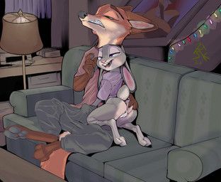 judy_hopps, nick_wilde, disney, zootopia, replicant_skrunkle