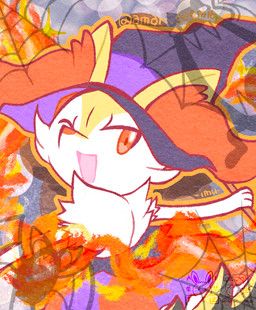 braixen_day, halloween, nintendo, pokemon, miimu