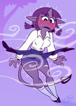 margot_and_tail_(d-monomicon), elfox691, anthro, bandage, blush
