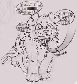 bowie_aftrbark, 3_toes, 4_fingers, all_fours, anthro