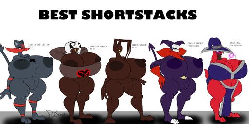 choco-shadow, choco_mushroom, moji_(paladins), sylvia_the_litten, bandai_namco