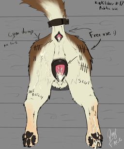 kinktober, dogface, anatomically_correct, anatomically_correct_genitalia, anatomically_correct_vulva