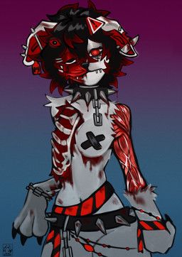 soulmuko, andromorph, andromorph/andromorph, anthro, blood