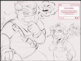 bowser, captain_bowser, mario, prince_mario, mario_bros