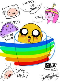 finn_the_human, jake_the_dog, lumpy_space_princess, princess_bubblegum, adventure_time