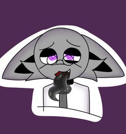 skllfck, anthro, bodily_fluids, collar, drooling