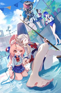 banyue_(zenless_zone_zero), dialyn_(zenless_zone_zero), phoenix_reffaella, promeia_(zenless_zone_zero), zhao_(zenless_zone_zero)