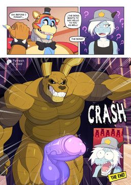 glamrock_freddy, minz_(e_zoid), springdad_springtrap_(fnaf), springtrap_(fnaf), five_nights_at_freddy's