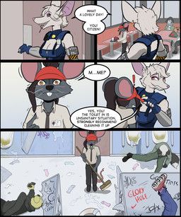 officer_flint_(foresttherotten), ratricia_(el-k), mrdyga, accessory, anthro