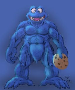 cookie_monster, muppets, pbs, sesame_street, stevethedragon