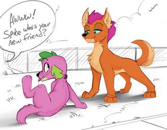 smolder_(mlp), spike_(mlp), friendship_is_magic, hasbro, my_little_pony