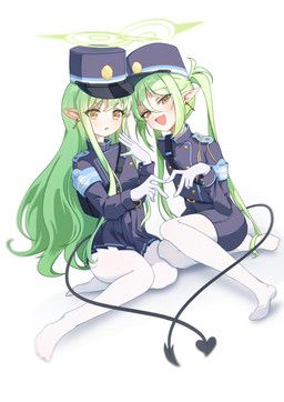 hikari_(blue_archive), nozomi_(blue_archive), blue_archive, nexon, hoshikui_satsuki