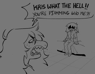 kris_dreemurr, susie_(deltarune), deltarune, undertale_(series), strawberristorm