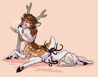 raptoreggs, 2_horns, ambiguous_gender, anal, anal_orgasm