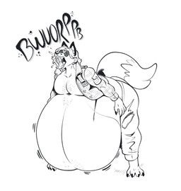 fox_rye_(darkcresentskymin), rye_(darkcresentskymin), darkcresentskymin, anthro, belly