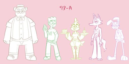 beanie_(roommates), chichi_(roommates), fred_fazbear_(roommates), mike_schmidt, rackham_(roommates)