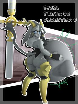 sybil_(pseudoregalia), pseudoregalia, weirdodoods, abdominal_bulge, accessory
