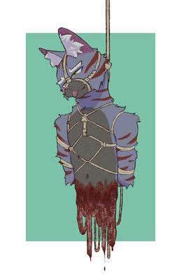 chuchochi_(character), chuchochi, anthro, bdsm, bisected