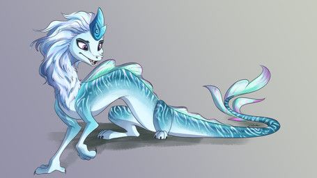 sisu_(ratld), disney, mythology, raya_and_the_last_dragon, faline-art