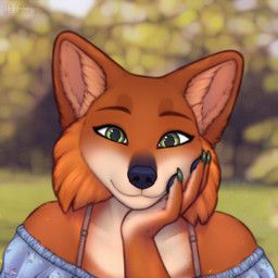 varness-crowe, anthro, black_nose, black_pawpads, blue_clothing