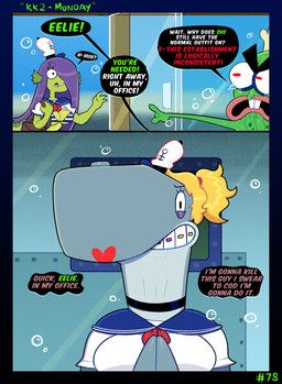 eelie_applebottom, kevin_c._cucumber, pearl_krabs, nickelodeon, spongebob_squarepants