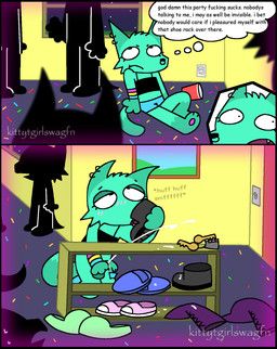 kittytgirlswagfn, 2_panel_comic, ambiguous_gender, angry, anthro