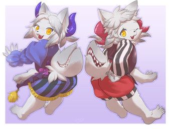 chikuwaburo, 2_horns, ambiguous_anthro, ambiguous_gender, anthro