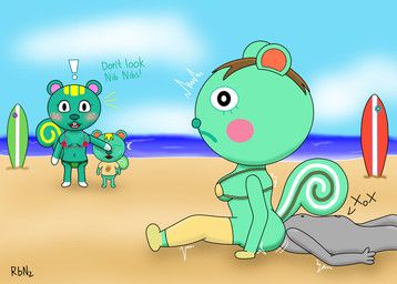 anon, fan_character, mint_(animal_crossing), nibbles_(animal_crossing), animal_crossing