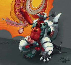 lil_beetle, alligator_clip, anal, anal_penetration, anthro