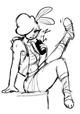 rosa_(bav), afuckingcamel-zenge-art_(artist), anthro, bare_shoulders, bottle