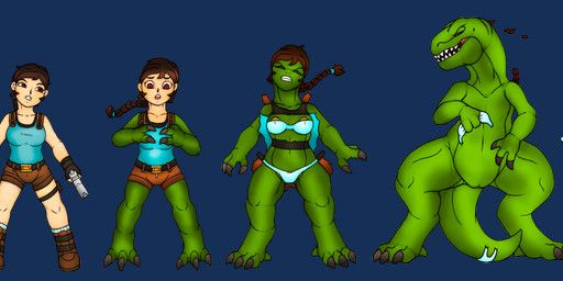 lara_croft, tomb_raider, ivanks, 4_fingers, blue_bra