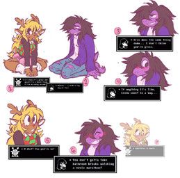 noelle_holiday, susie_(deltarune), deltarune, undertale_(series), kibblecringe