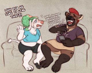 manna-mint, mr.hakkai, cryptidcoyote, anthro, bear