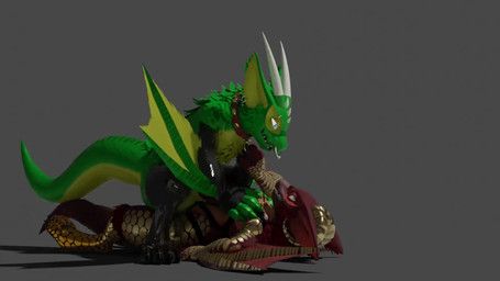 bessa, draco_the_green_(character), capcom, monster_hunter, draco_the_green