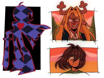 kris_dreemurr, noelle_holiday, deltarune, undertale_(series), remynisce