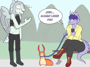 fang_(gvh), mango_(gvh), trish_(gvh), cavemanon_studios, goodbye_volcano_high