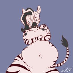 izzabelle_frost, ankha_zone, wildegems, anthro, belly