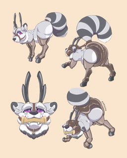 eepycoo, abdl, all_fours, antlers, ass_up