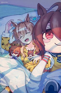 agnes_tachyon_(pretty_derby), jungle_pocket_(pretty_derby), cygames, uma_musume_pretty_derby, mazu1kan
